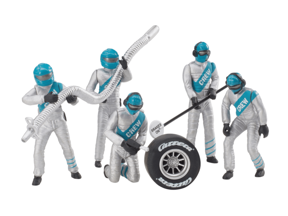 Carrera 20021133 Figurensatz Mechaniker silber 124/132 Evolution NEU
