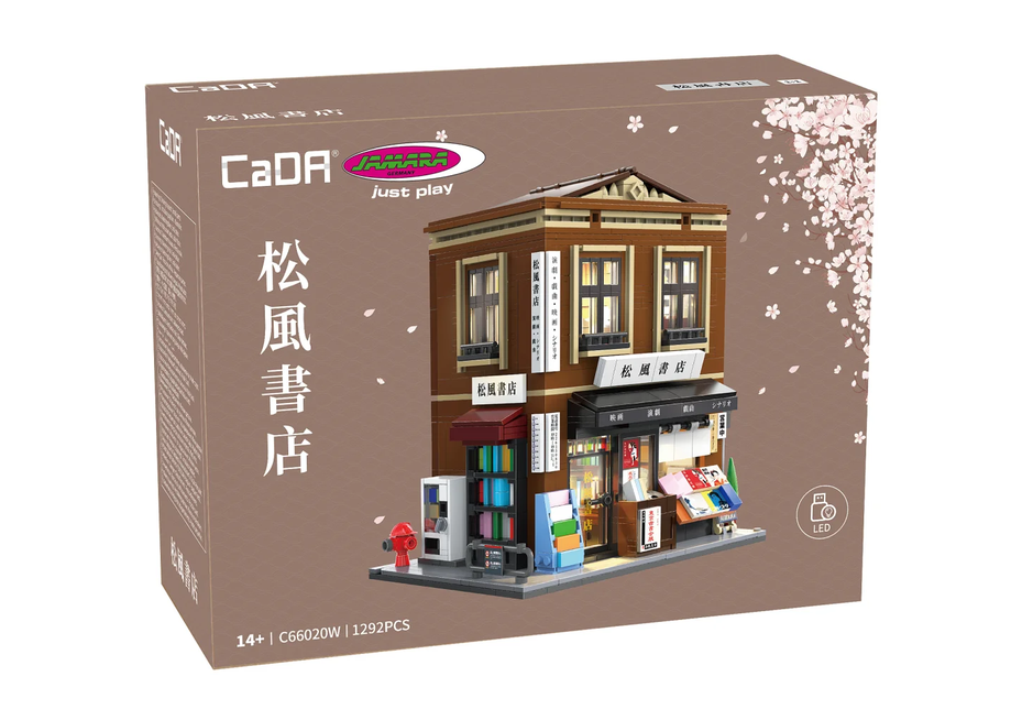 CaDA C66020W Japanischer Buchladen 1:30 Bricks