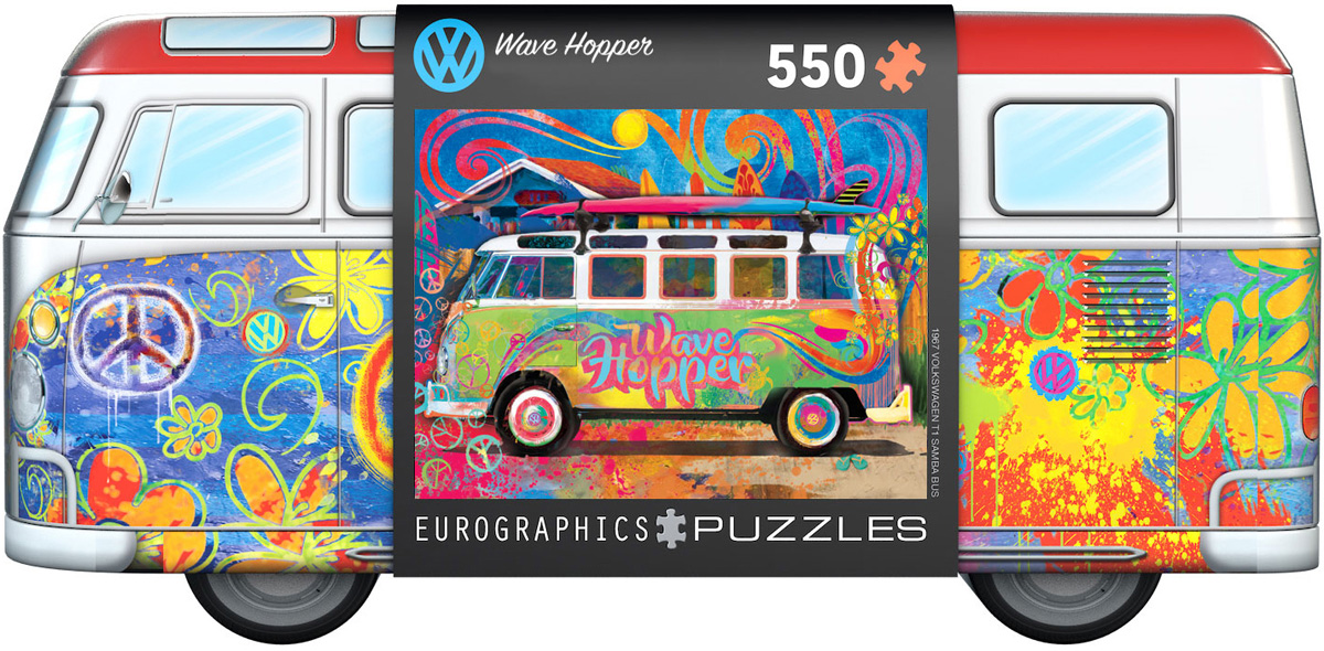 EUROGRAPHICS 8551-5561 VW Bus - Dose 550 Teile Puzzle Neu OVP