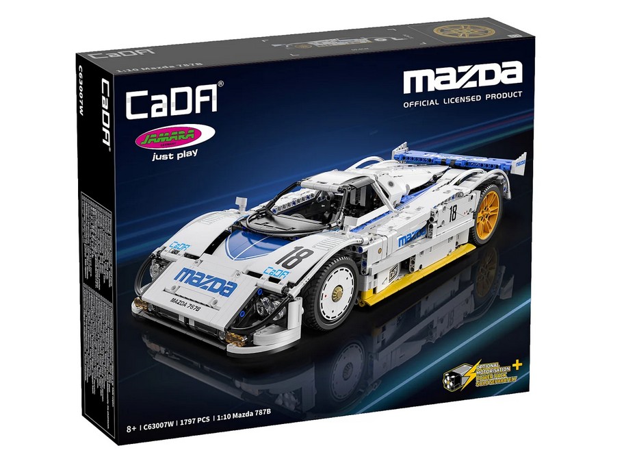 CaDA C63007W Mazda 787B weiß 1:10 Bausatz NEU OVP Bricks