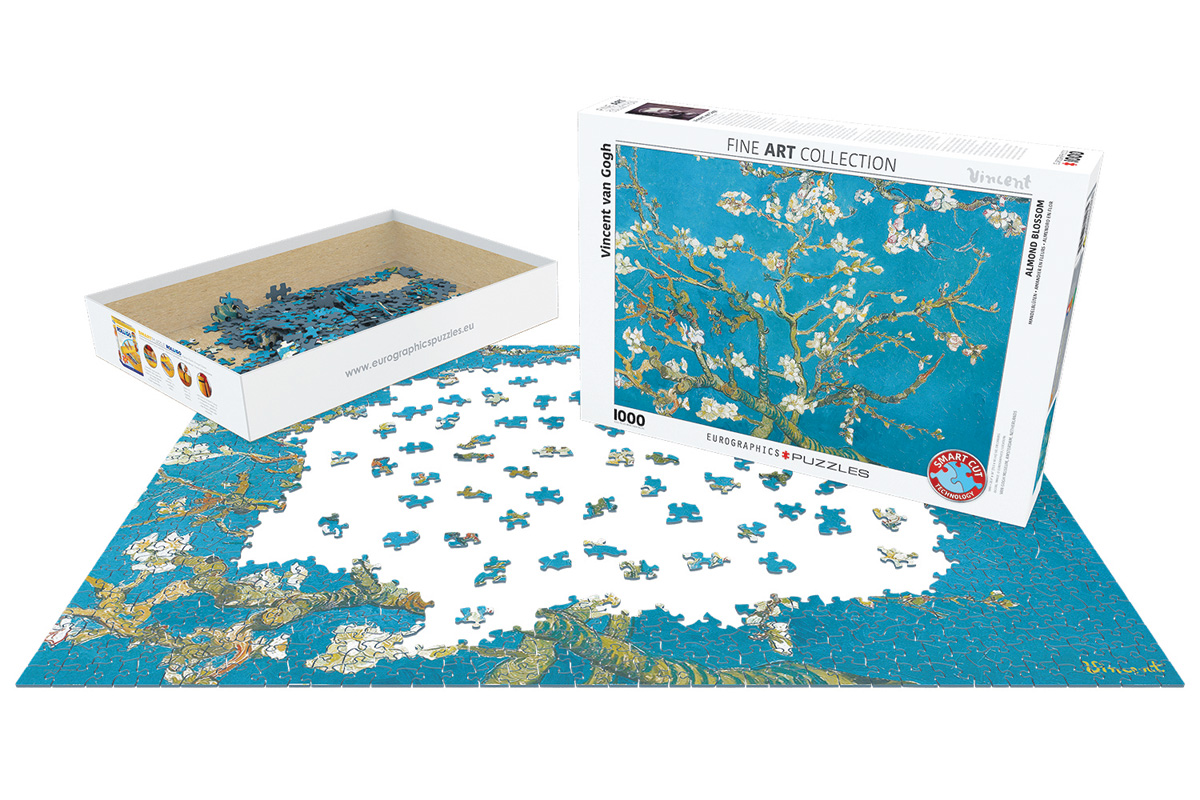 EUROGRAPHICS 6000-0153 Mandelblüten Vincent van Gogh 1000 Teile Puzzle NEU