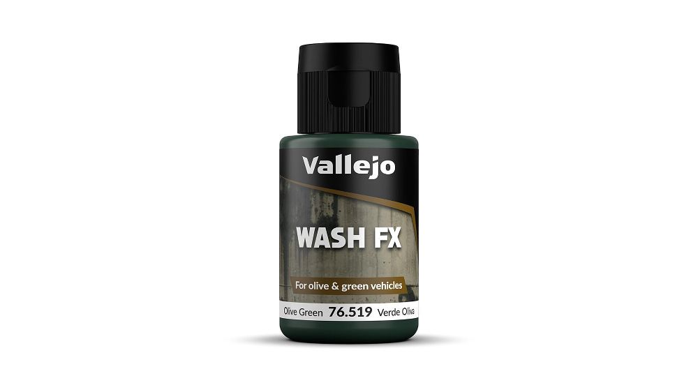 Vallejo 76519 Wash-Color, Olivgrün, 35 ml NEU