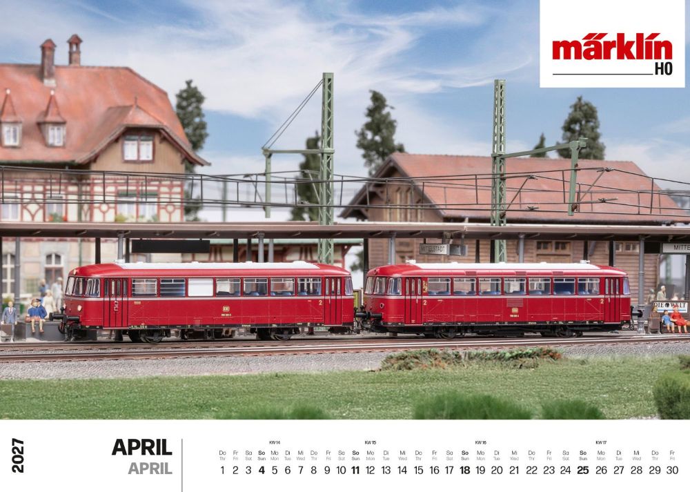 Märklin 19727 Märklin/Trix Wandkalender 2027 NEU