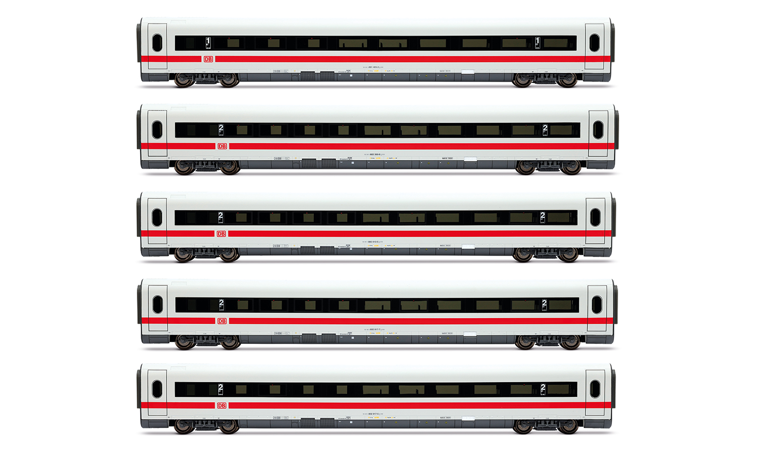 Lima HL4683 DB AG, 5-tlg. Set Zwischenwagen für ICE-1 HL1752 (2 x 1. Kla