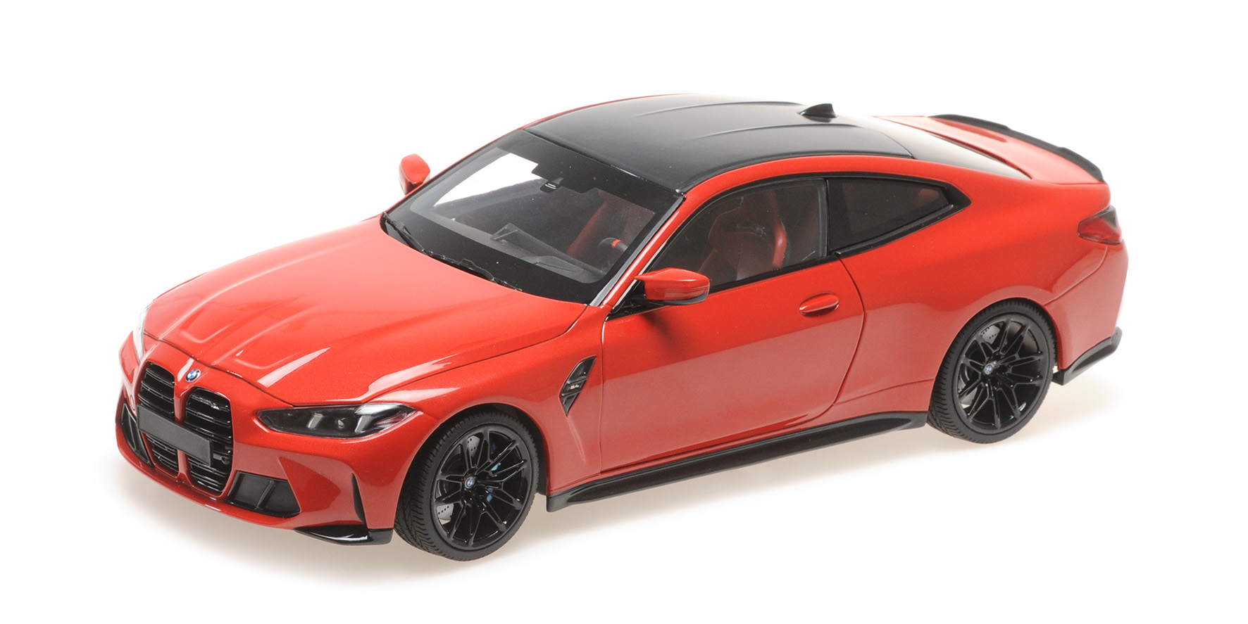 Minichamps 110020140 BMW M4 2024 RED METALLIC 1:18 Standmodell NEU