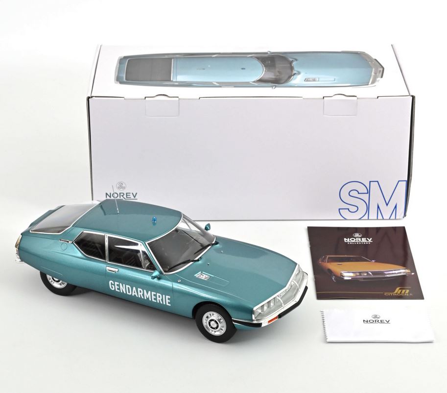Norev 121703 Citroën SM 1973 Gendarmerie 1:12 Standmodell Neu