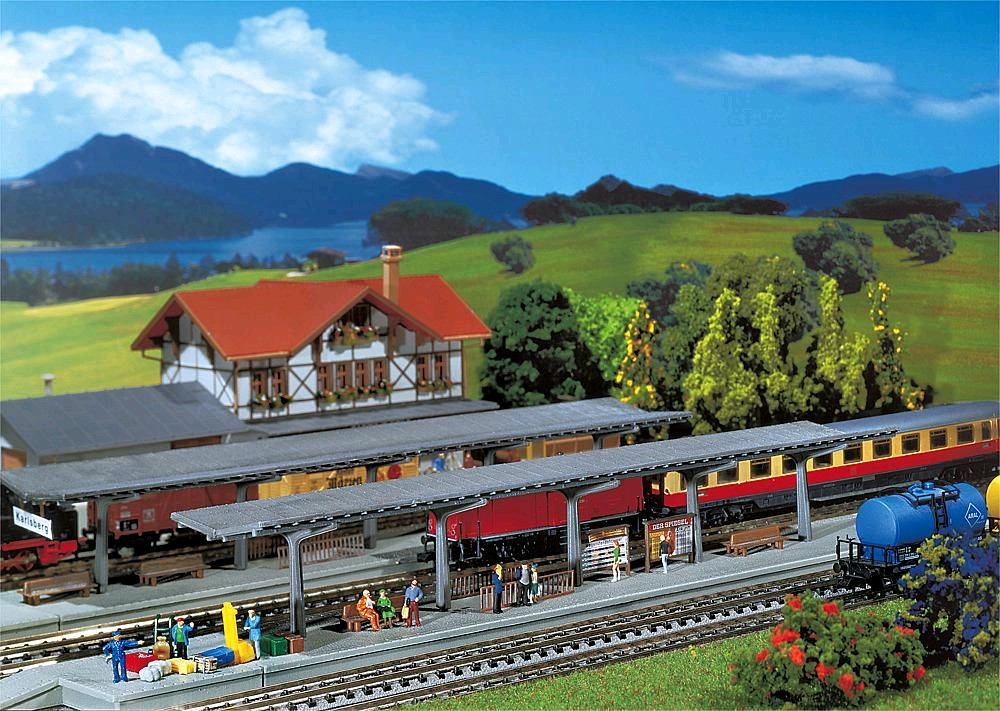 Faller 222126 2 Bahnsteige 1:160 Spur N Neu OVP