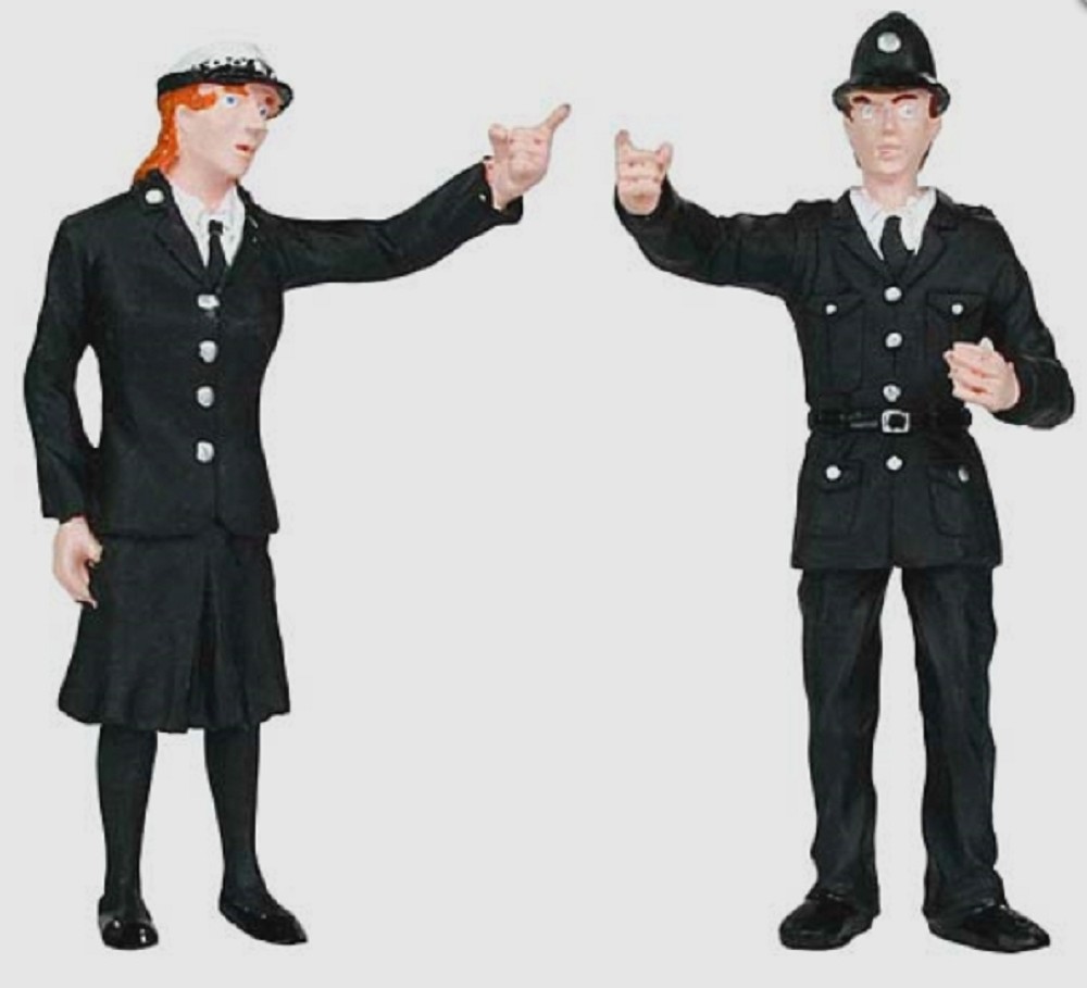 Scenecraft 22-144 Police And Security Staff 1:22,5 Spur G Neu OVP