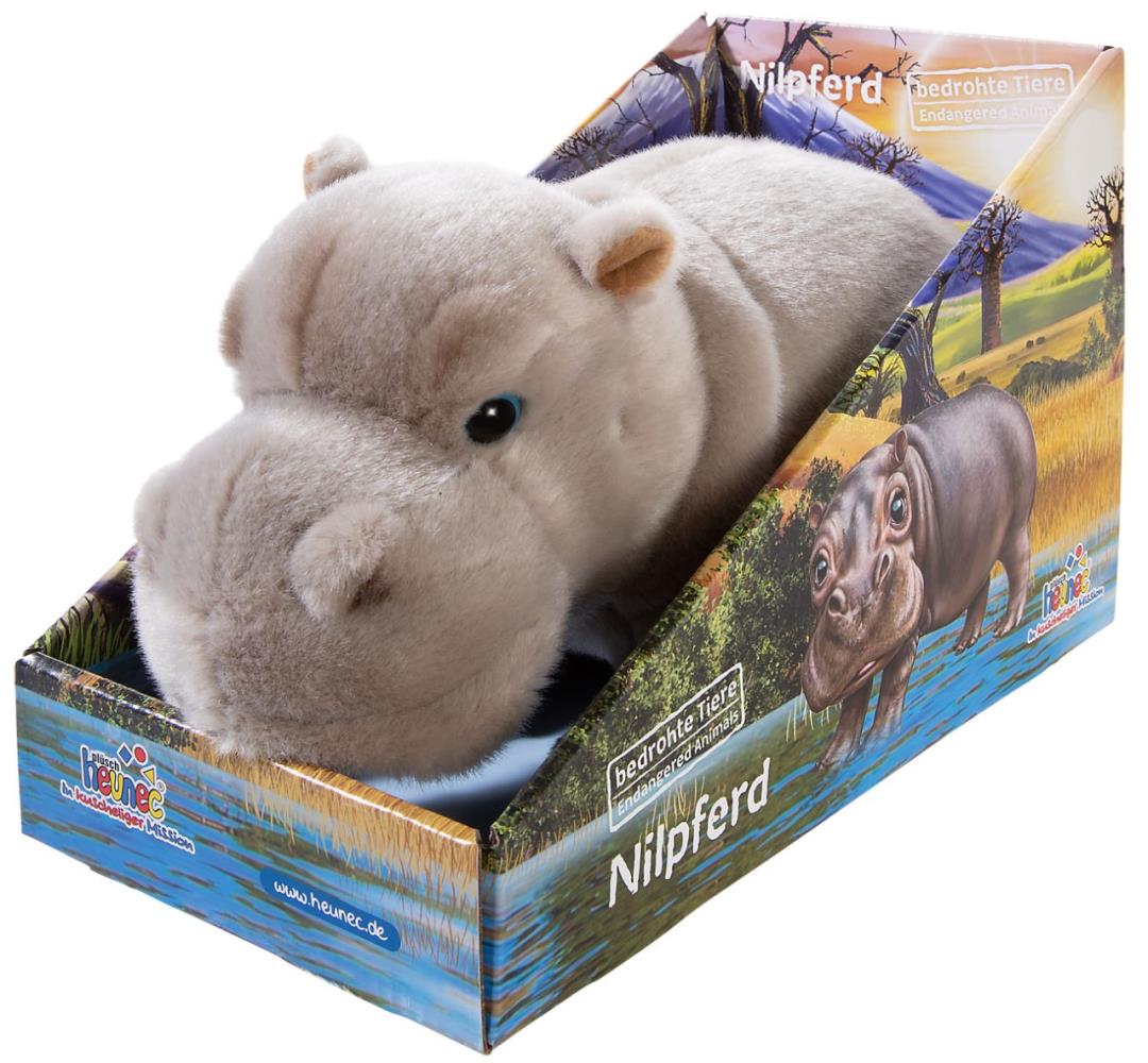Heunec 289475 Bedrohte Tiere Flusspferd 26 cm Plüsch/Stoff Neu