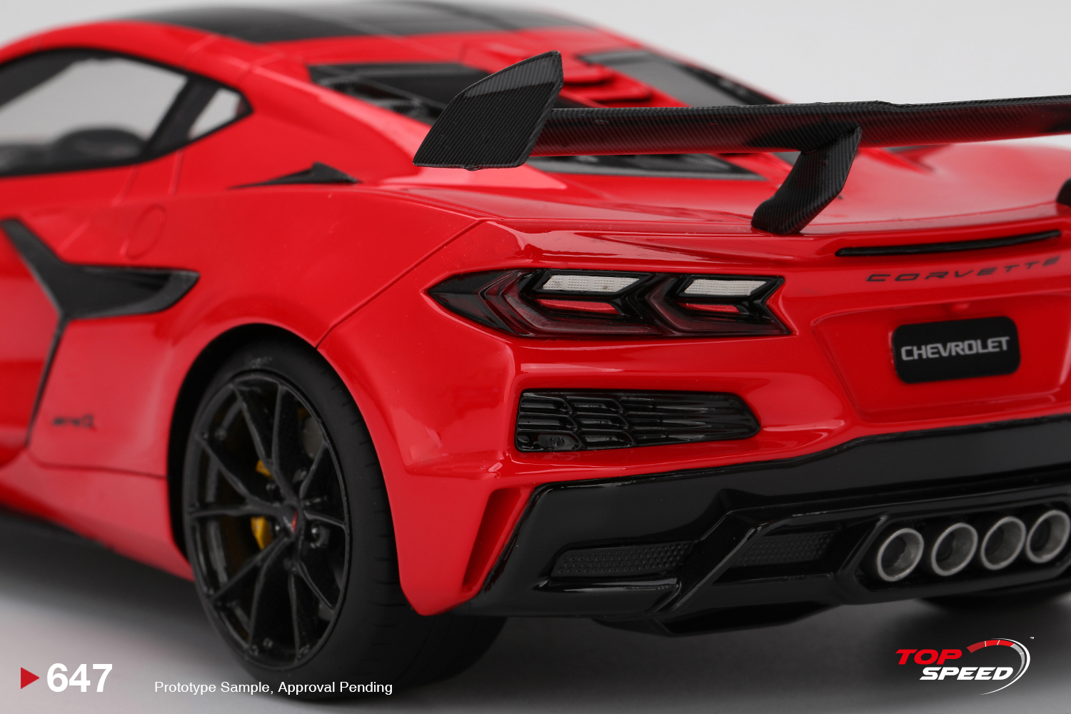 TSM 647 Chevrolet Corvette ZR1 Torch Red 2025 1:18 NEU OVP