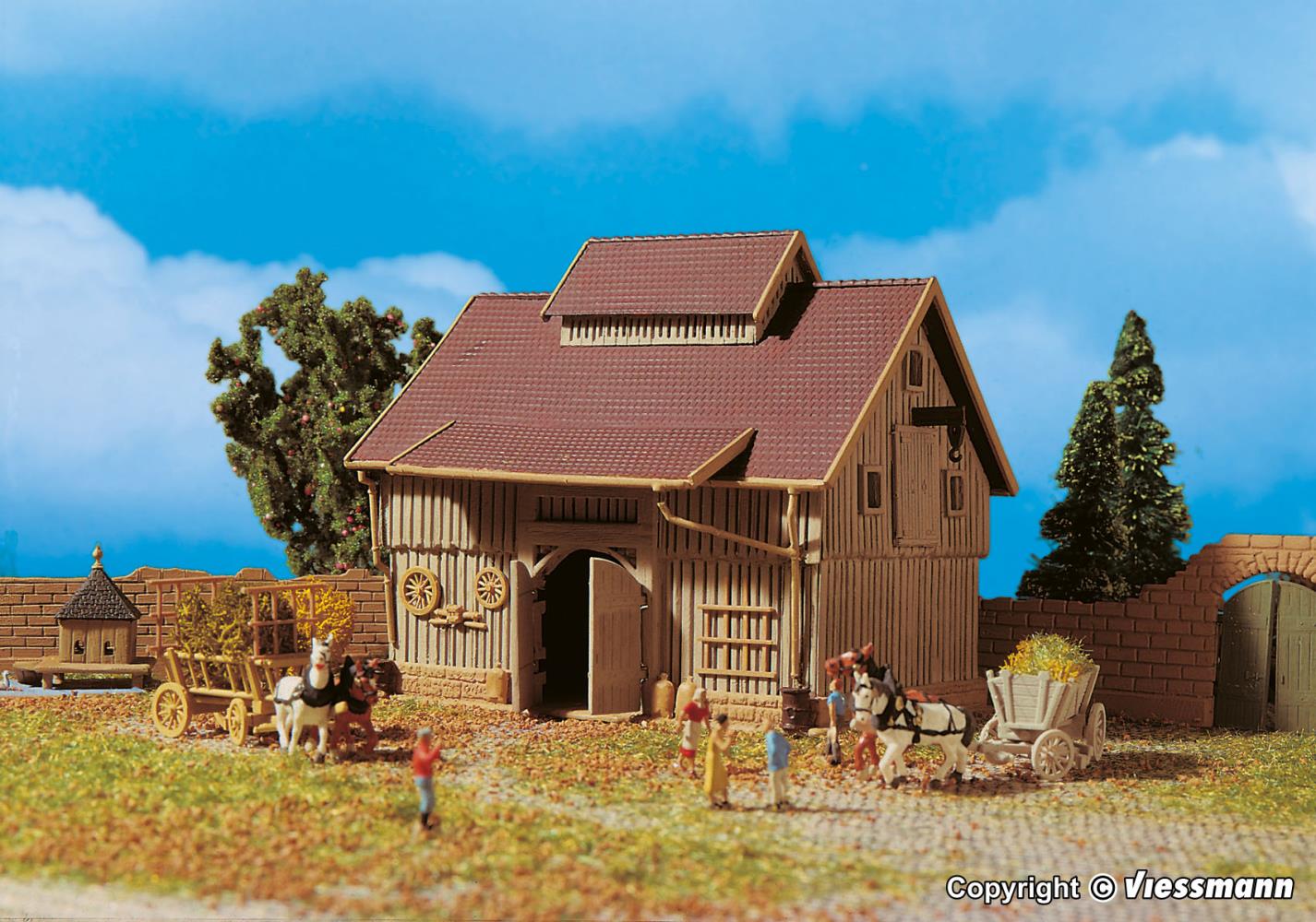Vollmer 47707 Scheune 1:160 Spur N Bausatz Neu OVP