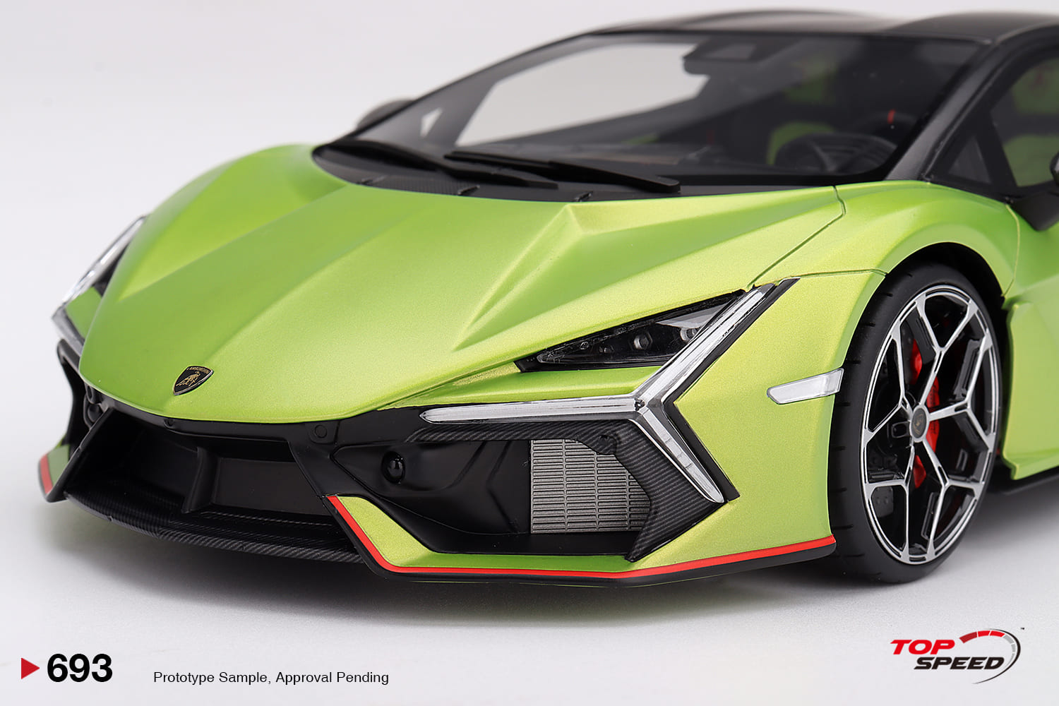 Top Speed 693 1:18 LAMBORGHINI REVUELTO VERDE CITREA MATT 2026