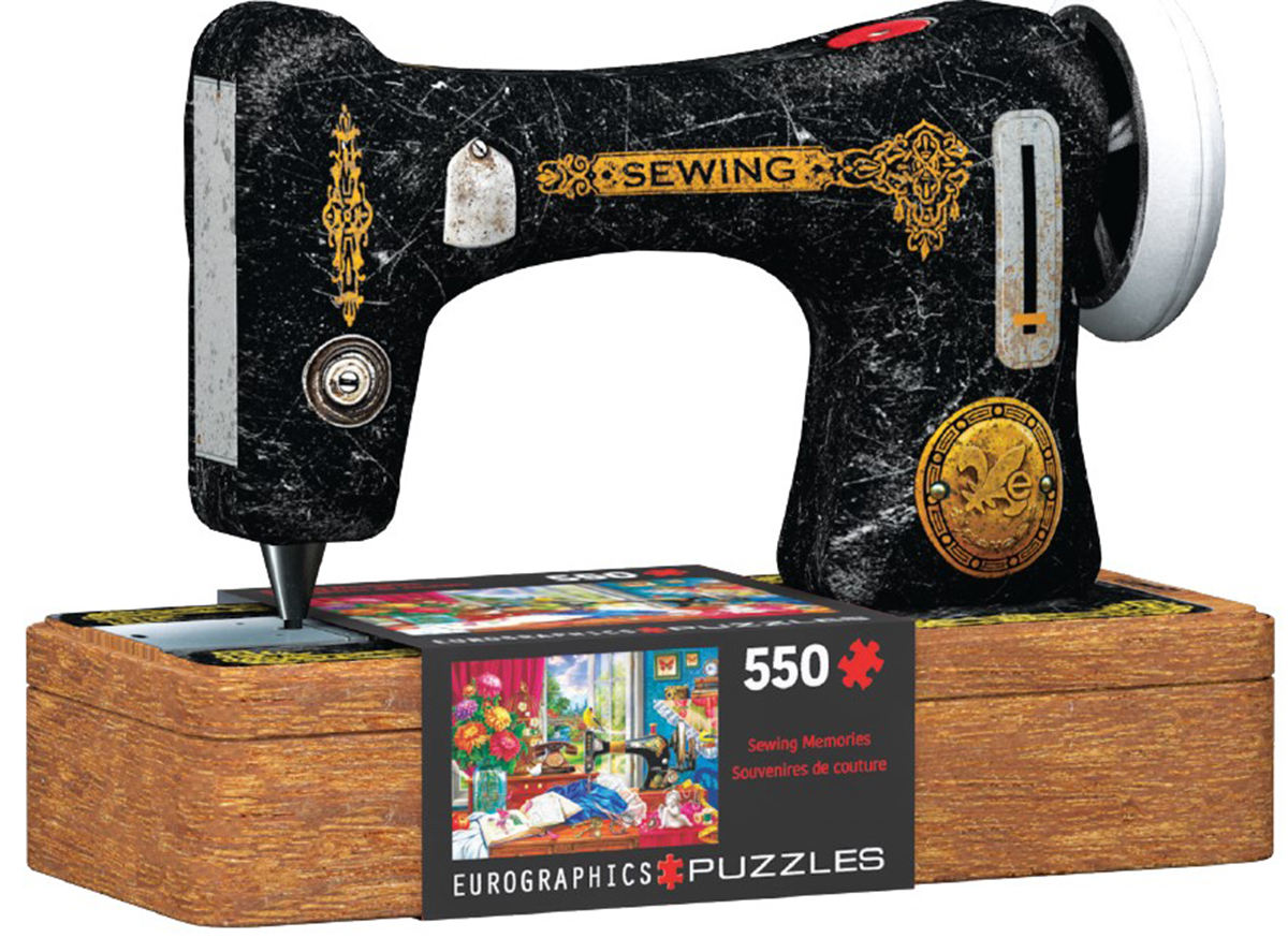 EUROGRAPHICS 8551-5861 Nähmaschine Blechdose 550 Teile Puzzle NEU OVP