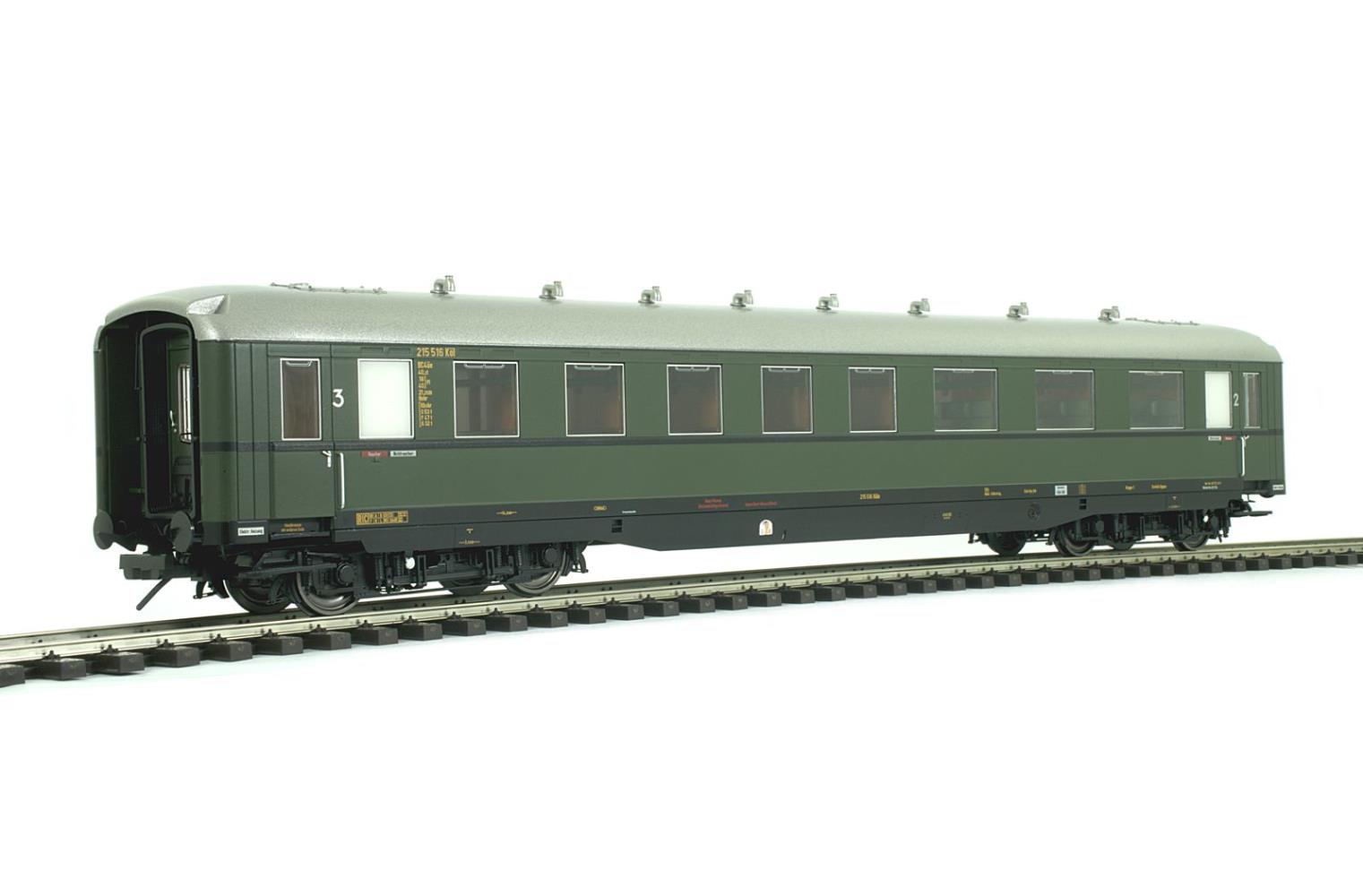 Lenz 41263-01 Schürzenwagen BC4ü-39 2./3.Klasse DB 1:45 Spur 0