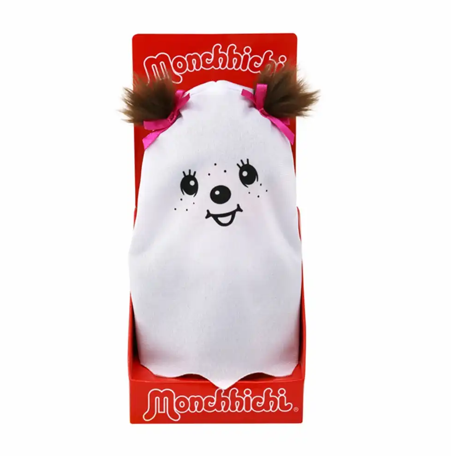 Monchhichi 242092 Plüschfigur Mädchen freundlicher Geist weiß/braun 20 cm