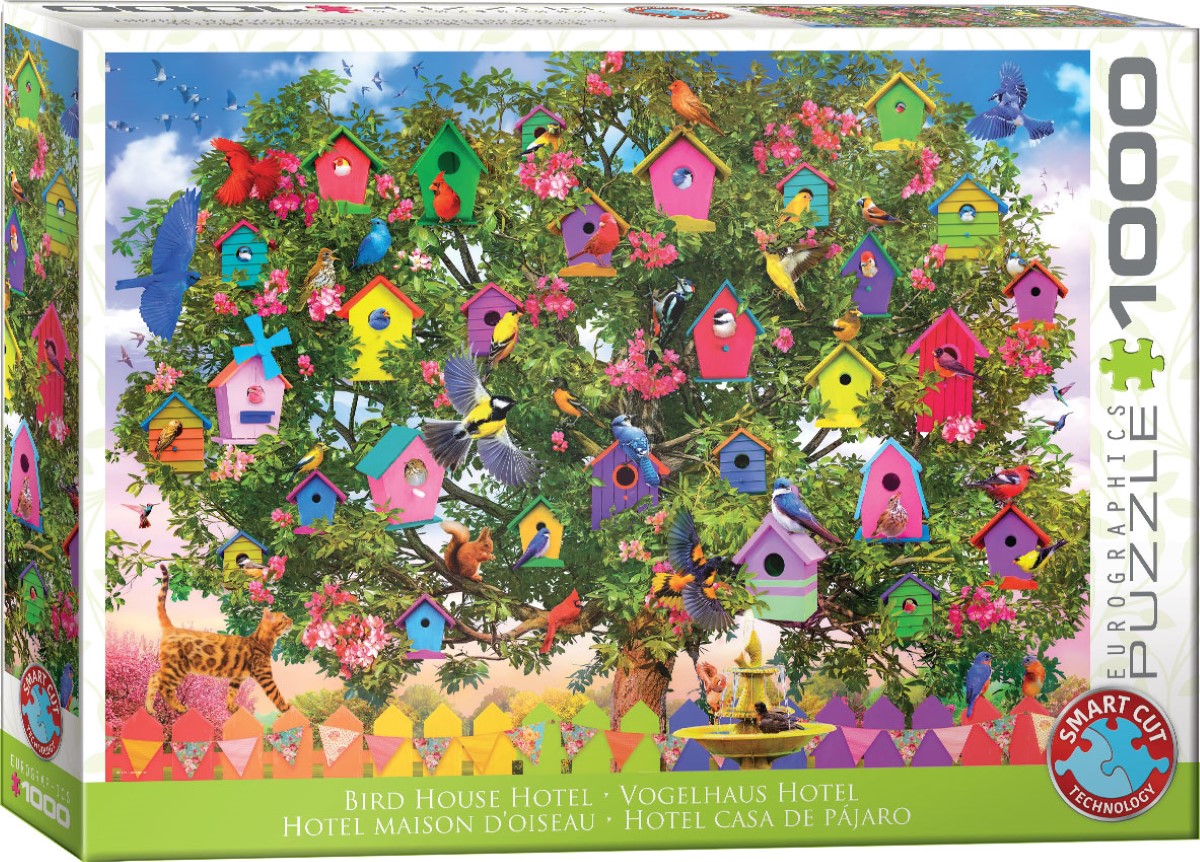 EUROGRAPHICS 6000-6011 Vogelhaus Hotel 1000 Teile Puzzle Neu OVP