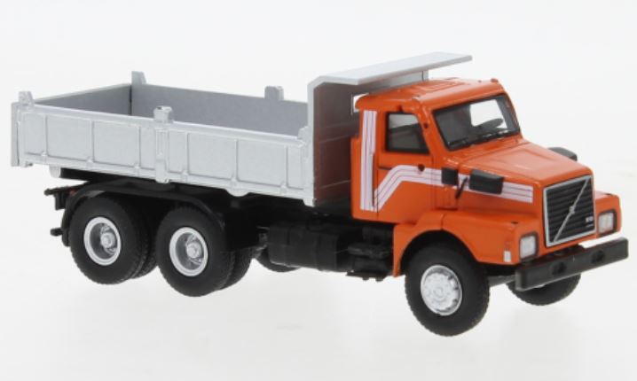 Brekina 85651 Volvo N 10 Kipper orange/schwarz 1980 1:87 Spur H0