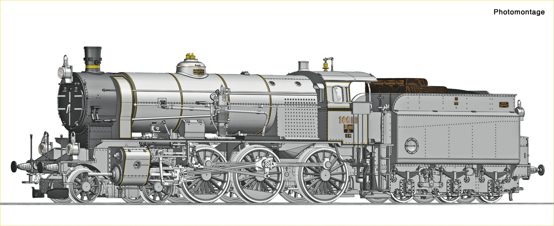 Roco 7110047 Dampflokomotive Rh 109