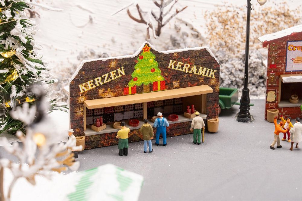 Faller 272021 2 Weihnachtsmarktbuden 1:160 Spur N Bausatz NEU