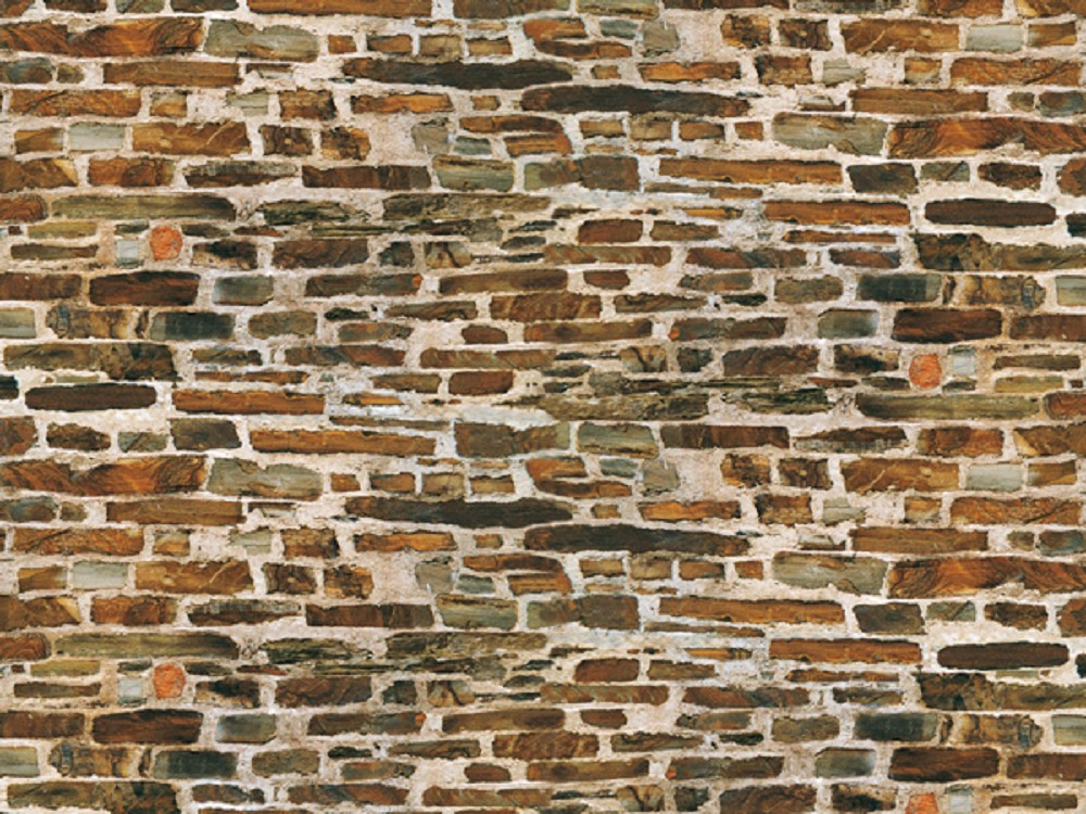Auhagen 50515 1 Dekorpappe Kalksteinmauer lose