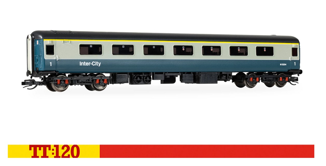 Hornby TT4012 BR Intercity Mk2E First Open 3234 Era 8 1:120 Spur TT
