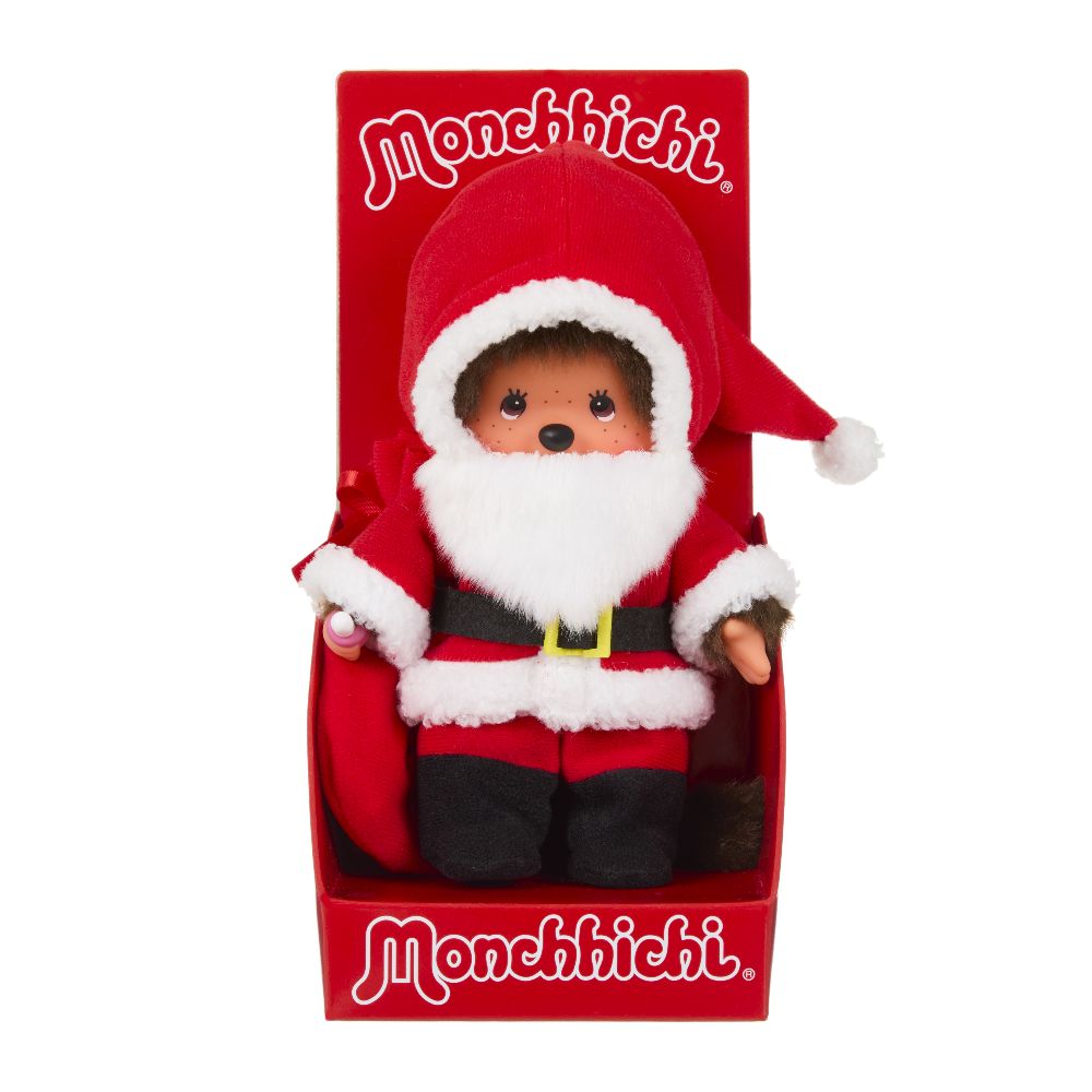 Monchhichi 204083 Plüschfigur Santa Claus 20 cm Stoff NEU