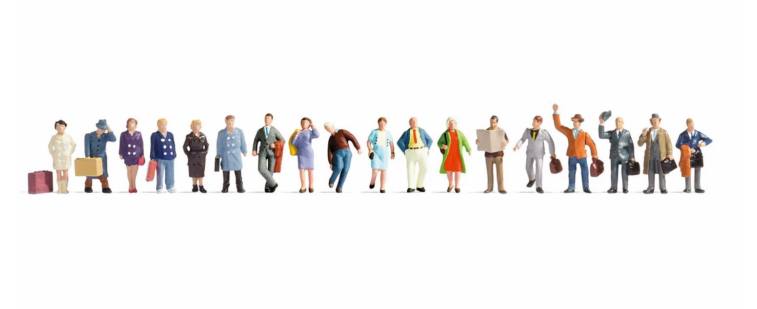 Noch 16106 XL-Set Reisende 1:87 Spur H0 Neu OVP Figuren