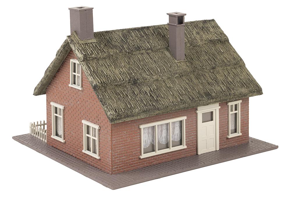 Faller 131318 Norddeutsches Reetdachhaus 1:87 Spur H0 Bausatz