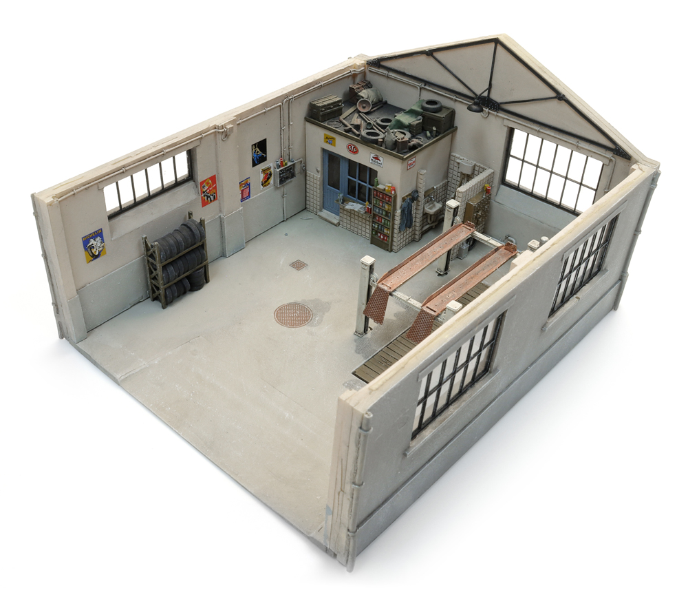 Artitec 10.474 Niederländische Garage mit Innenausstattung