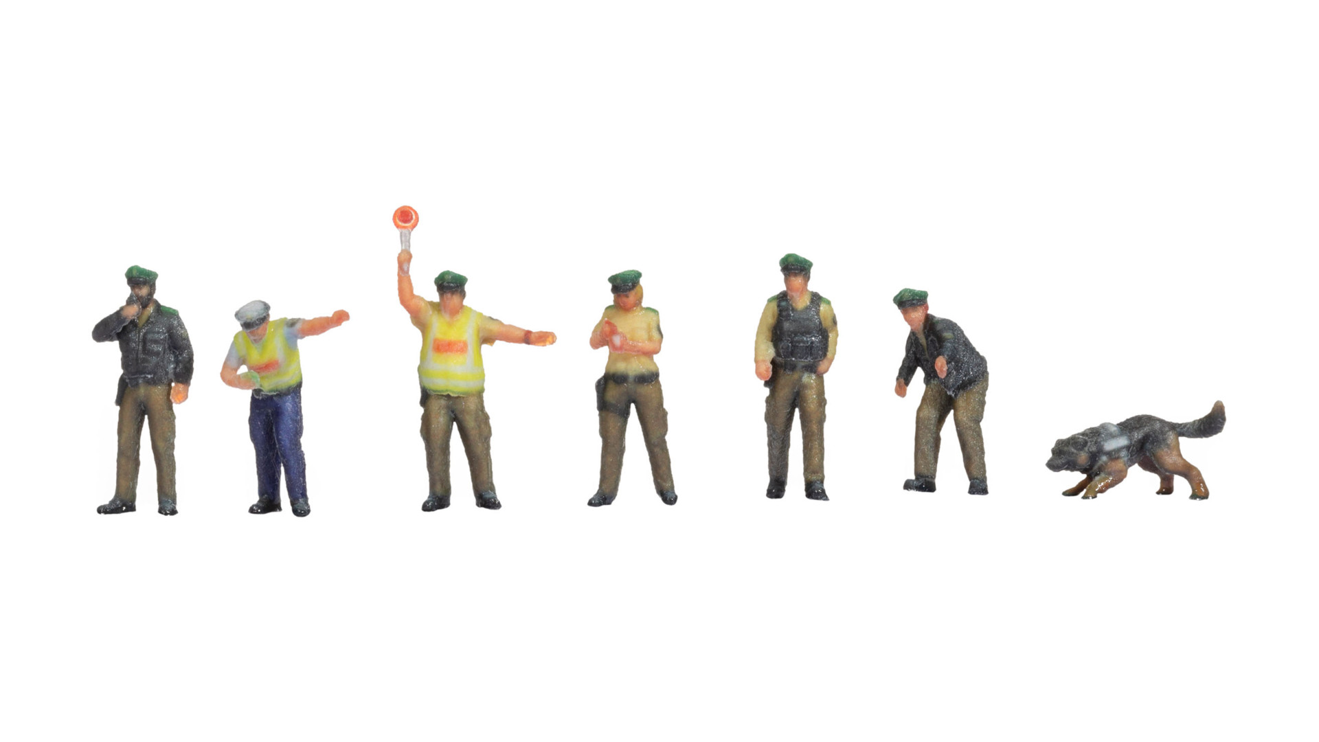 Noch 44010 Polizisten, grüne Uniform 1:220 NEU OVP