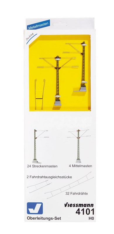 Viessmann 4101 H0 Oberleitungsset ICE
