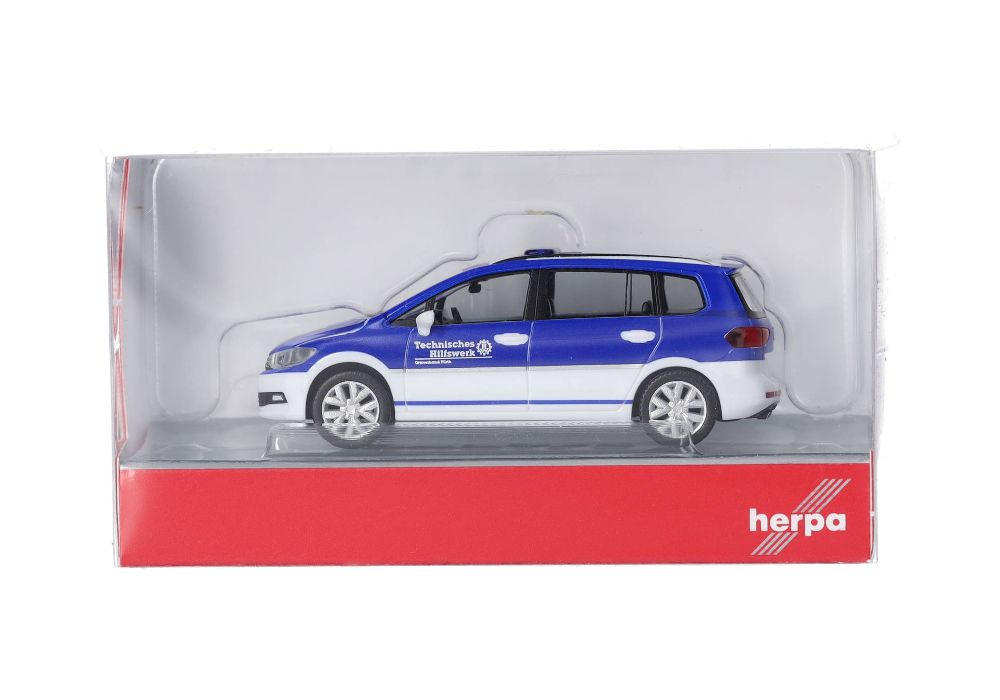 Herpa 098373 Volkswagen (VW) Touran "THW Fürth" 1:87 Spur H0