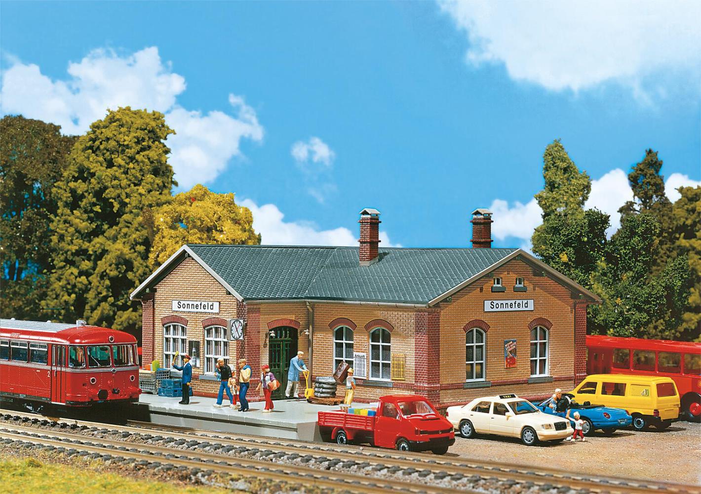 Faller 110095 Haltepunkt Sonnefeld 1:87 Spur H0 Bausatz Neu OVP