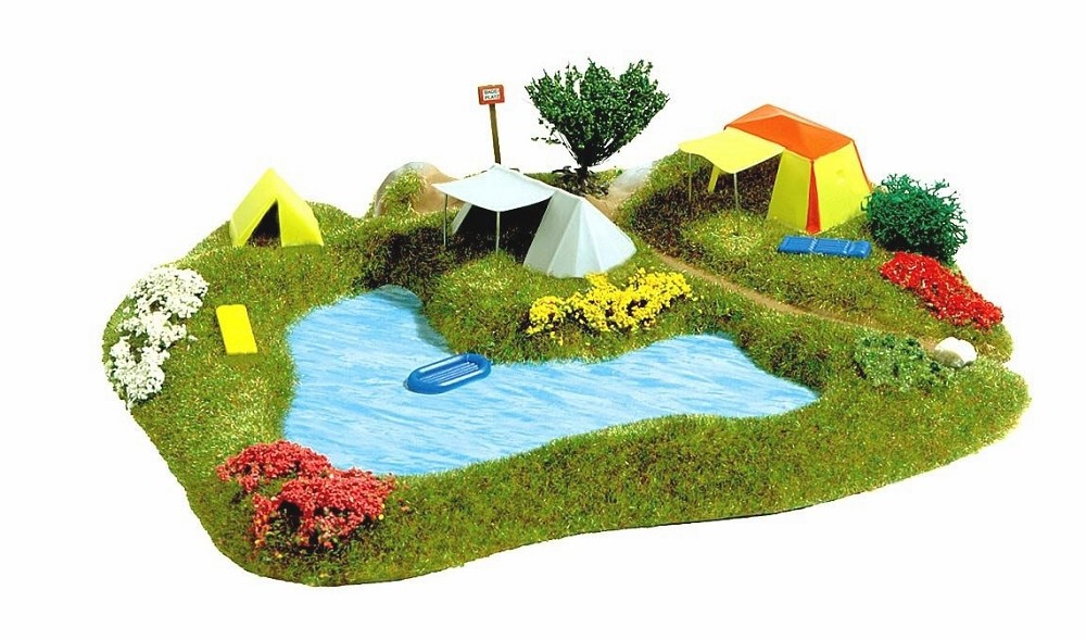 Busch 3108 See mit Campingplatz