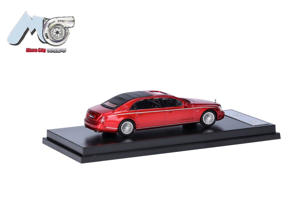 Herpa 87MC000025 MicroCity: Maybach 62S rot (2002-2013) 1:87 Spur H0