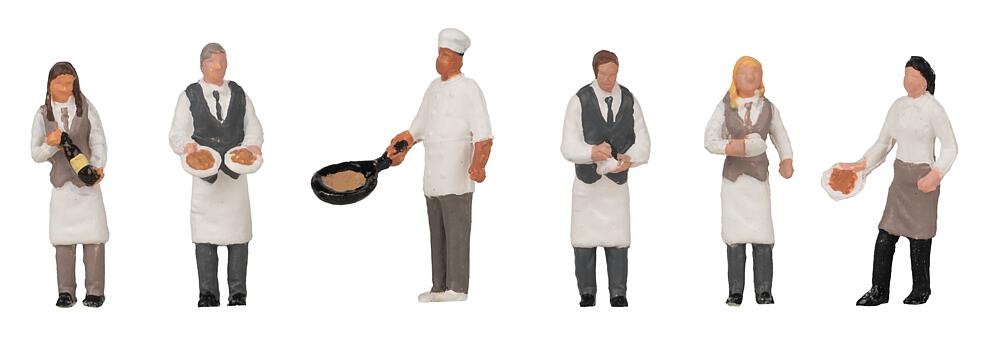 Faller 151692 Gastronomiepersonal 1:87 Spur H0 Neu OVP Figuren