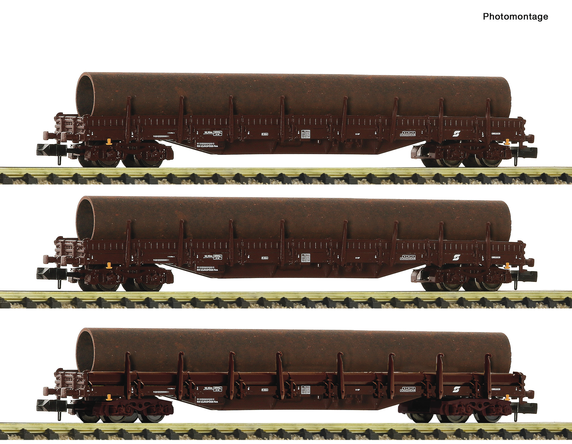 Fleischmann 6660142 3-tlg. Set 1: Stahlzug