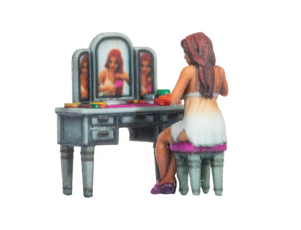 Noch 10423 Frau am Schminktisch 1:87 Spur H0 NEU OVP Figur