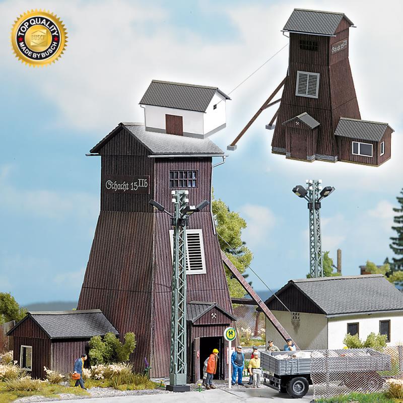 Busch 1476 Förderturm Schlema