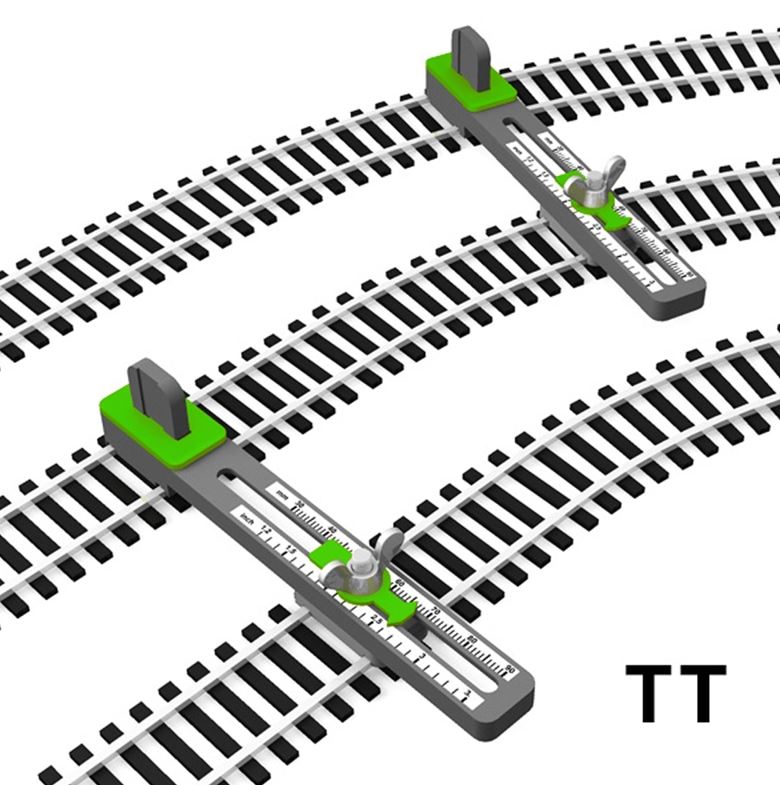 Proses PT-TT-01 Parallelgleislehre Baugr. TT, justierbar - Neu - OVP