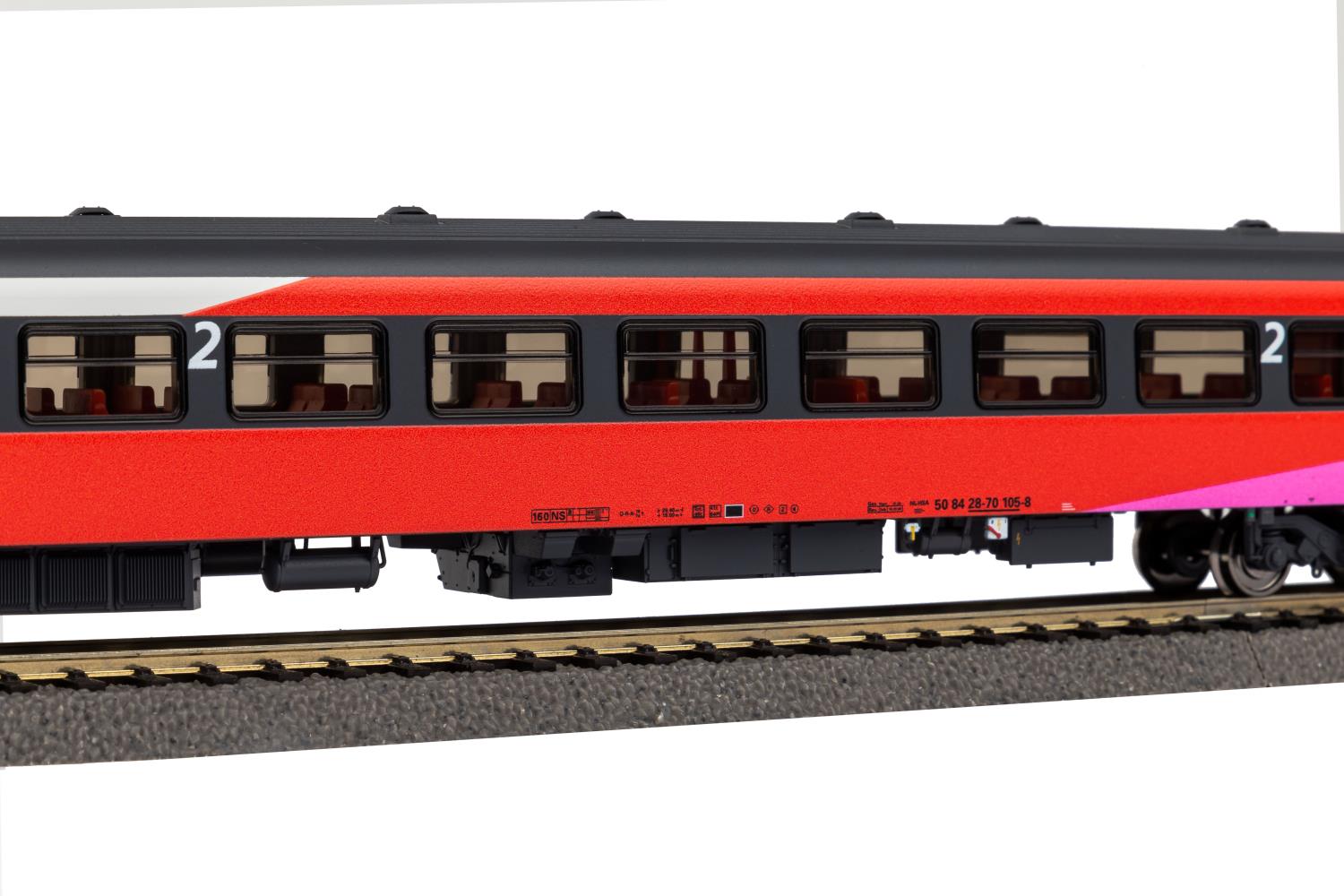 Piko 97651 Steuerwagen Personenwagen ICR 2. Klasse Spur H0