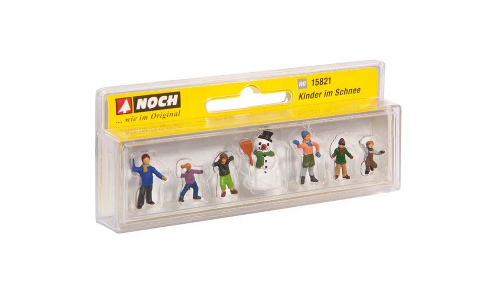 Noch 15821 Kinder im Schnee 1:87 Spur H0 Neu OVP Figuren