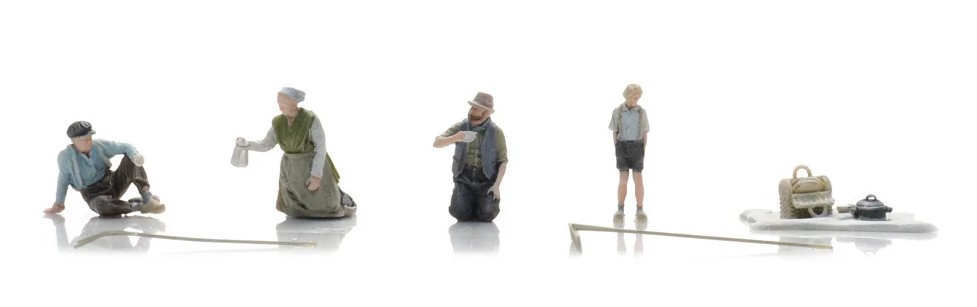 Artitec 5870074 Mittagspause auf dem Feld 1:87 Spur H0 Neu OVP