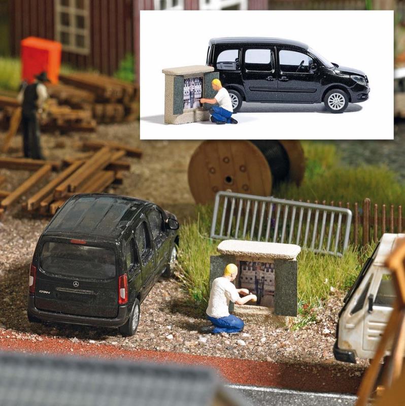 Busch 7903 Action Set: Verteilerkasten mit Monteur
