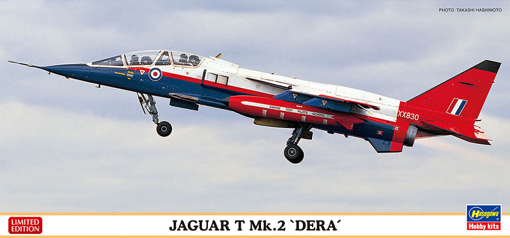 Hasegawa 02459 Jaguar T Mk 2 DERA 1:72 Modellbausatz Neu OVP