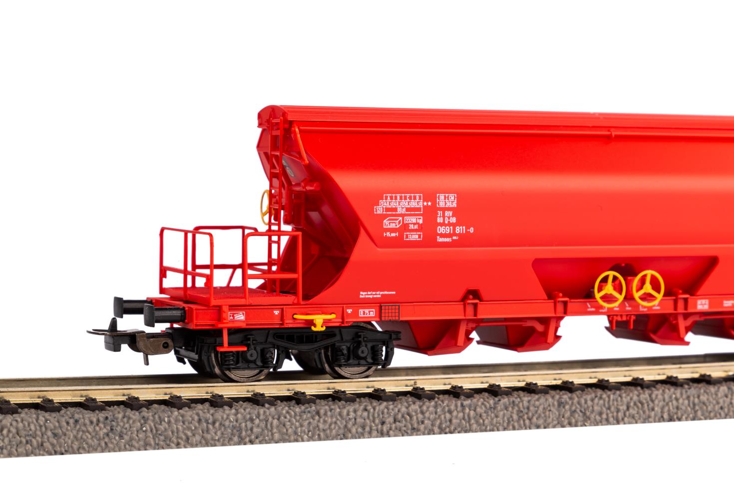 Piko 54638 Mittelselbstentladewagen Tanoos DB AG VI Spur H0