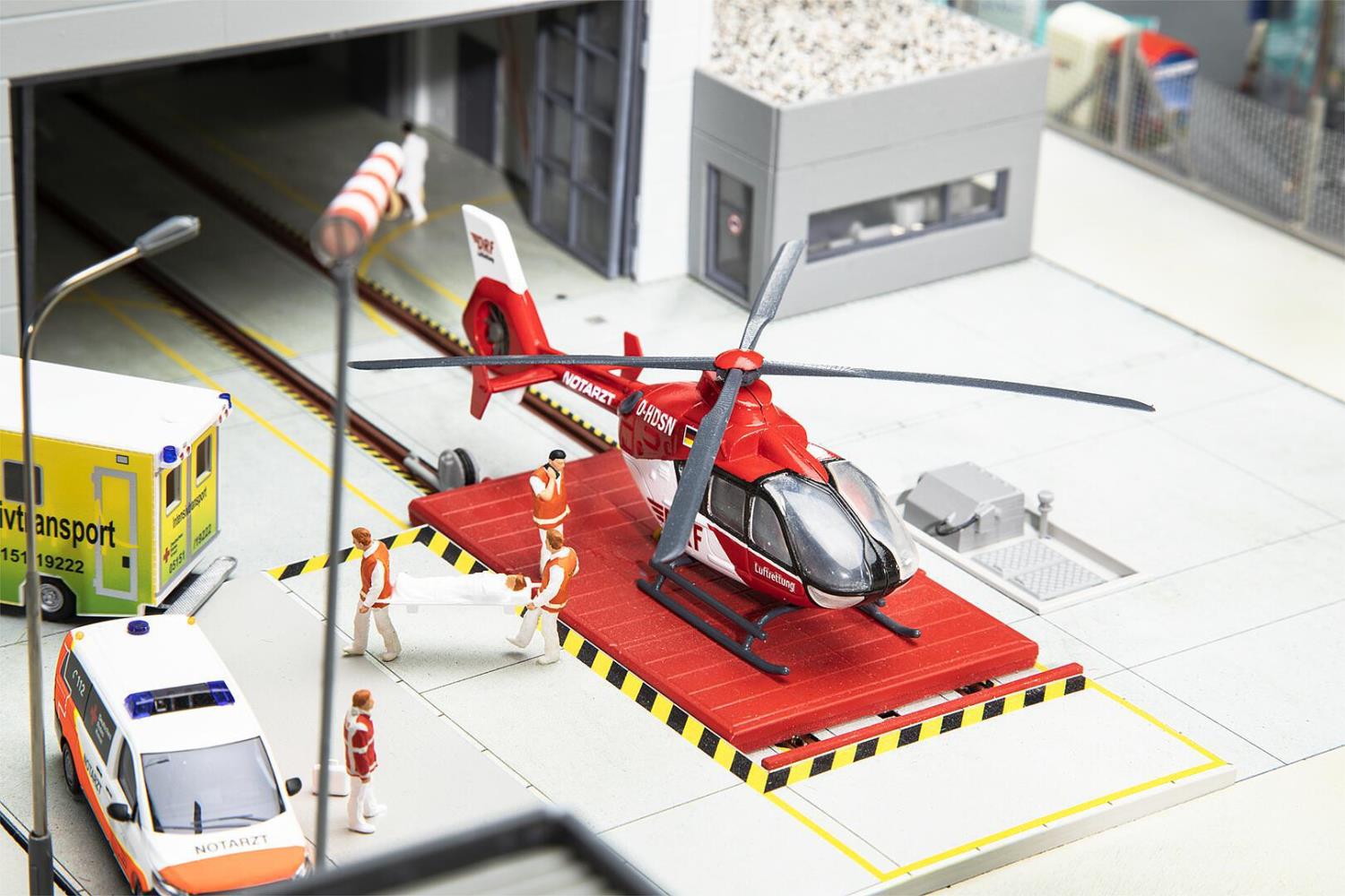 Faller 130158 Luftrettungswache 1:87 Spur H0 Bausatz Neu OVP