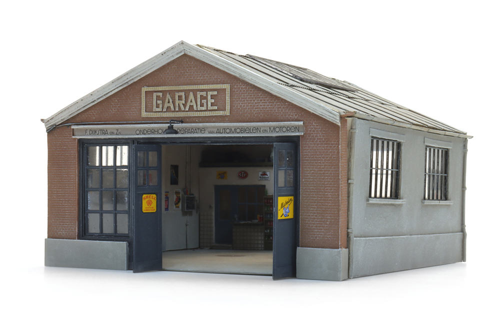 Artitec 10.474 Niederländische Garage mit Innenausstattung