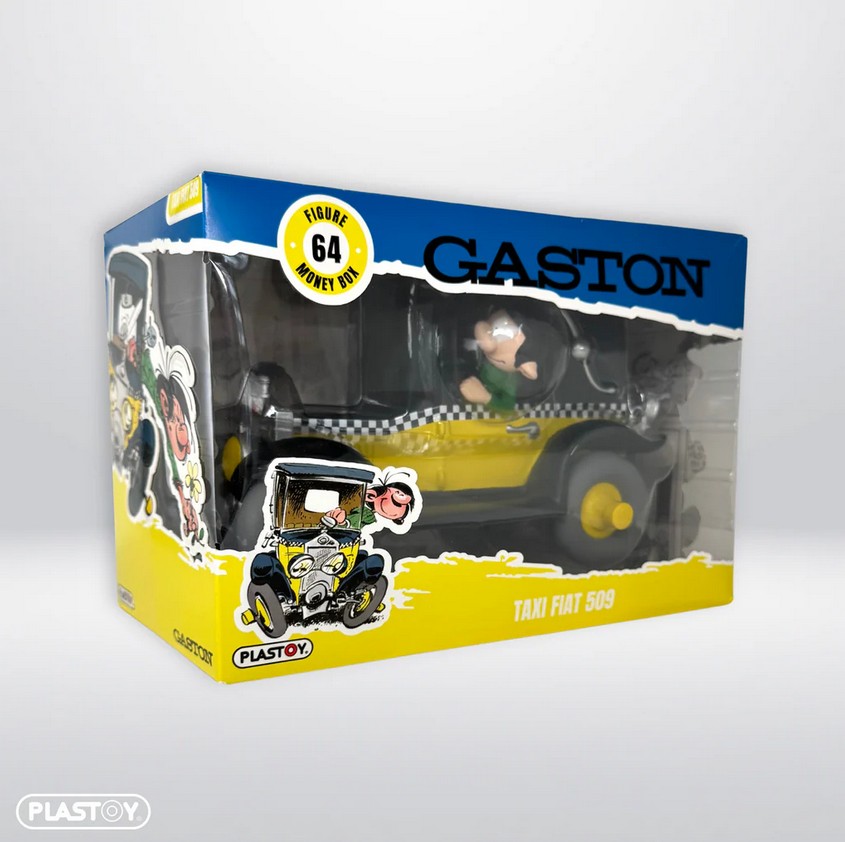 Plastoy 80269 Gaston Taxi Fiat 509 15 cm NEU OVP Spardose Auto