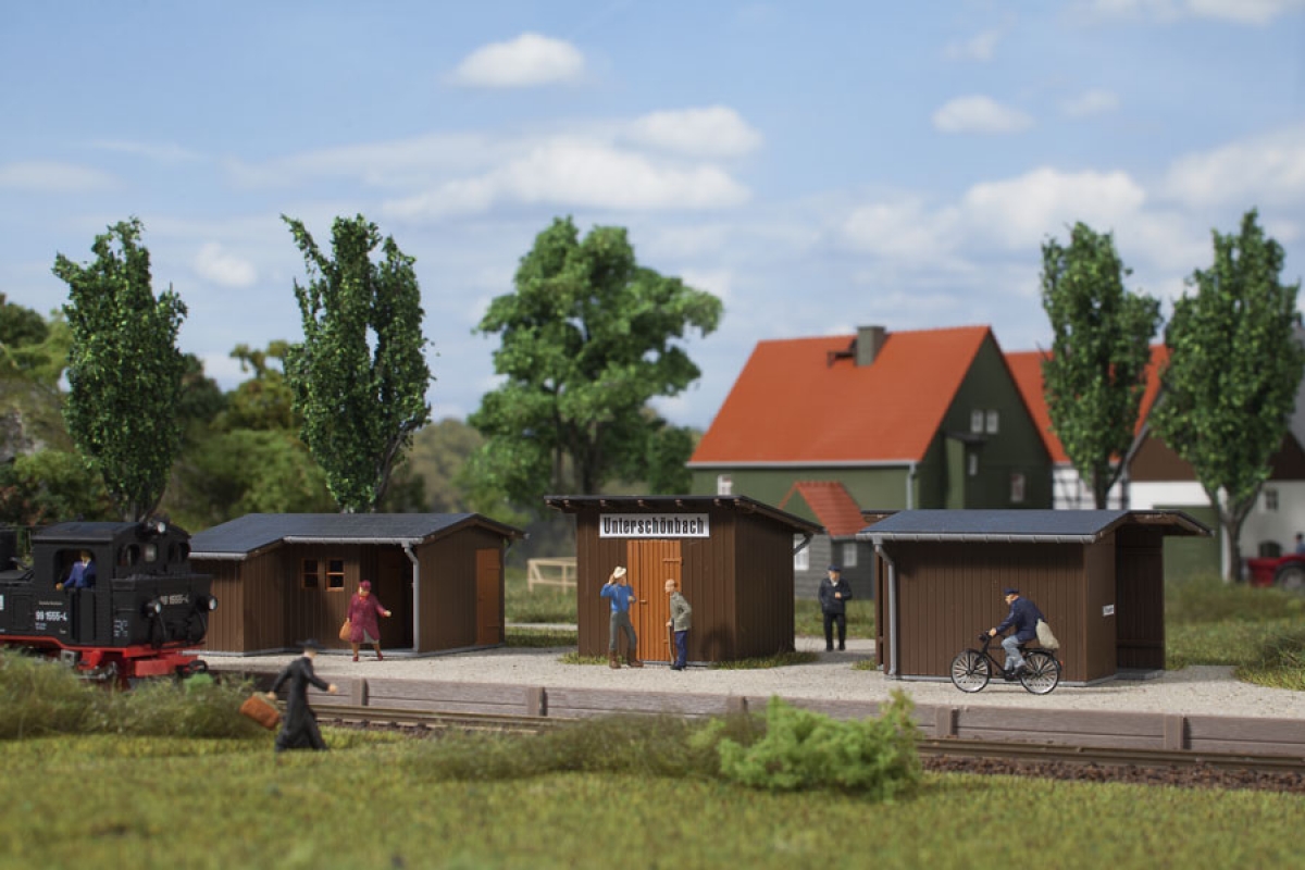 Auhagen 11415 Haltepunkt Unterschönbach - Spur H0 - Bausatz - Neu